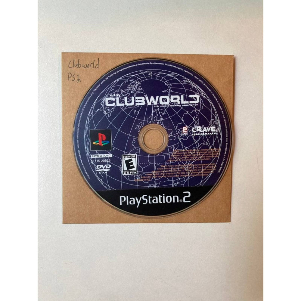 Clubworld ps2 Disc Only